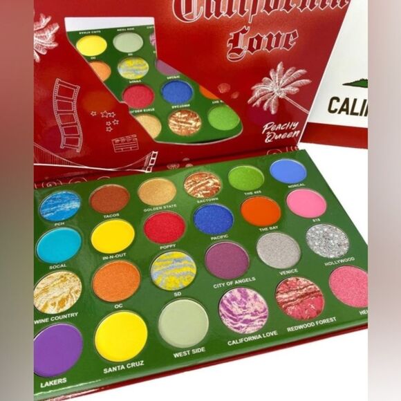 California Love Eyeshadow Palette Peachy Queen NEW Limited Ed CHRISTMAS GIFT - Picture 5 of 5